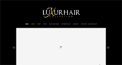 Desktop Screenshot of luxurhaircollection.com