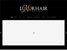 Tablet Screenshot of luxurhaircollection.com